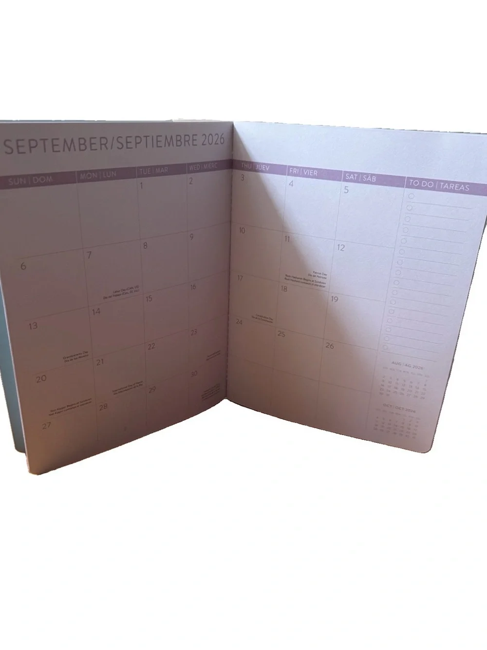 2027 Monthly Planner 17 month Planner Orange Circle Studio Pink 9x7” Soft Cover